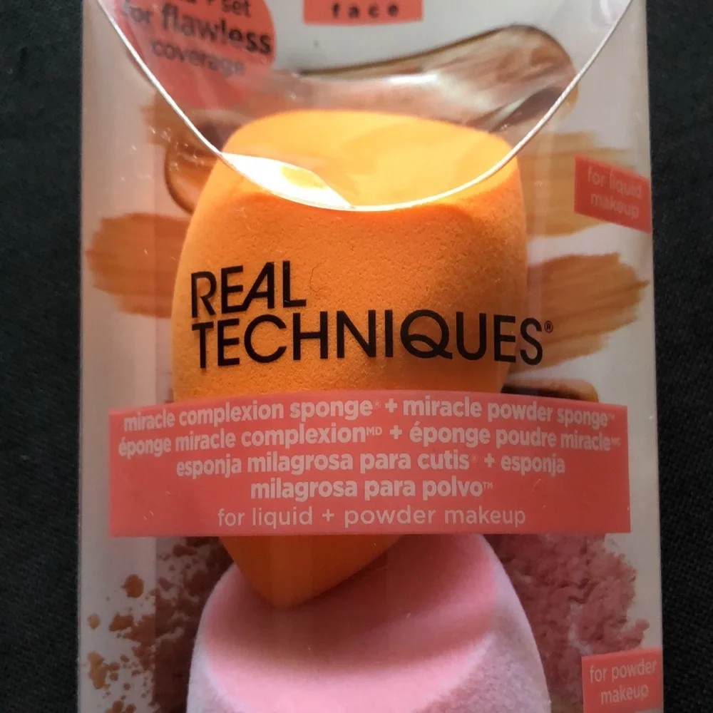 Real Techniques Miracle Complexion & Powder Sponge Set - Face